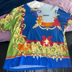 Multi- Color Versace Logo T-Shirt